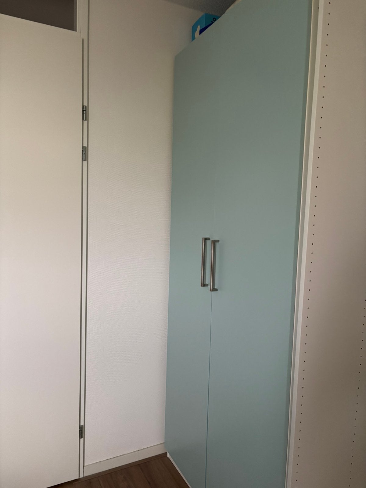 IKEA PAX kastdeuren 236 cm – blauwgroen – incl. handgrepen, Ophalen, Zo goed als nieuw, 50 tot 100 cm, 200 cm of meer