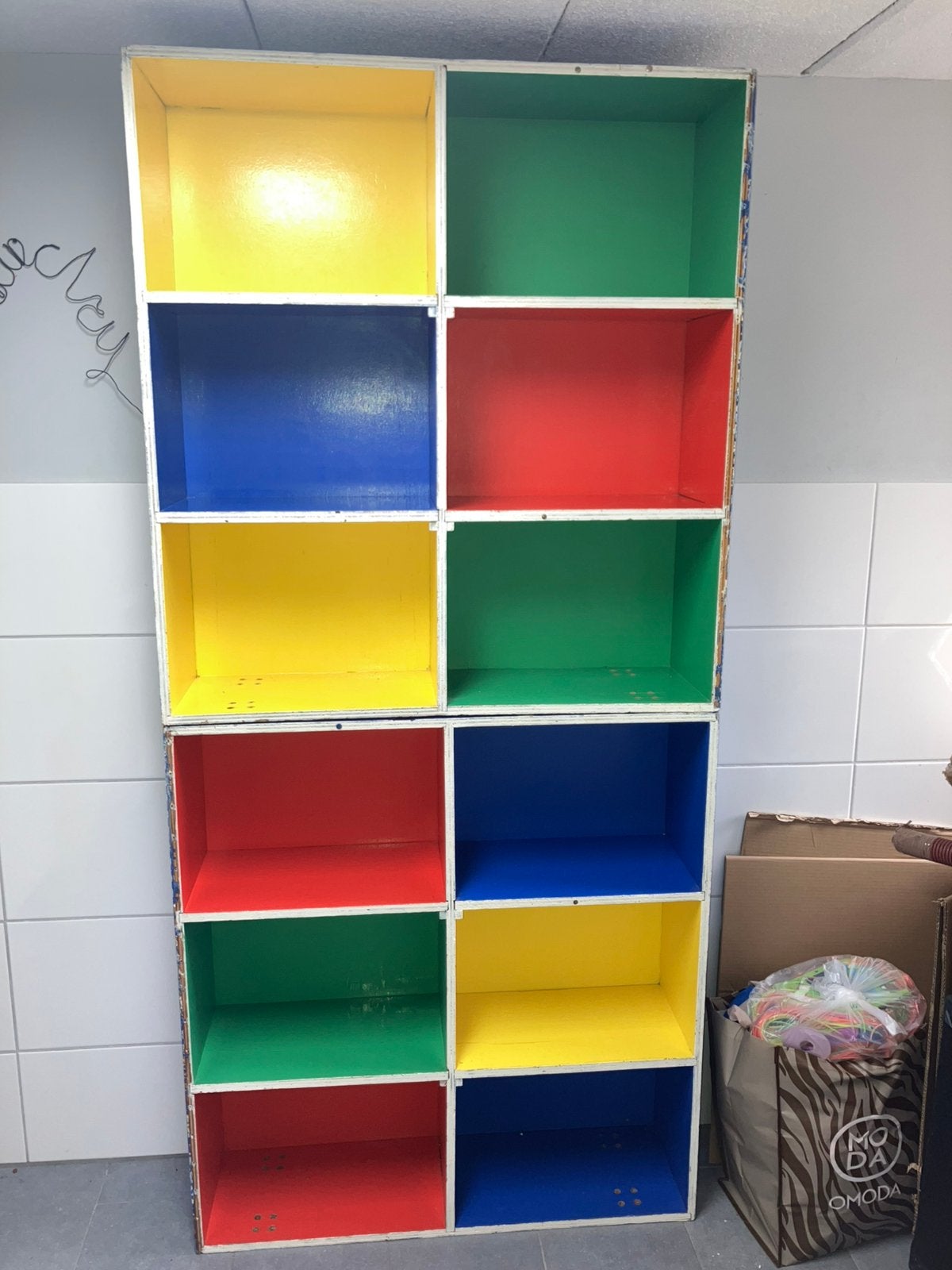 Vakkenkasten 2 stuks, Ophalen, Gebruikt