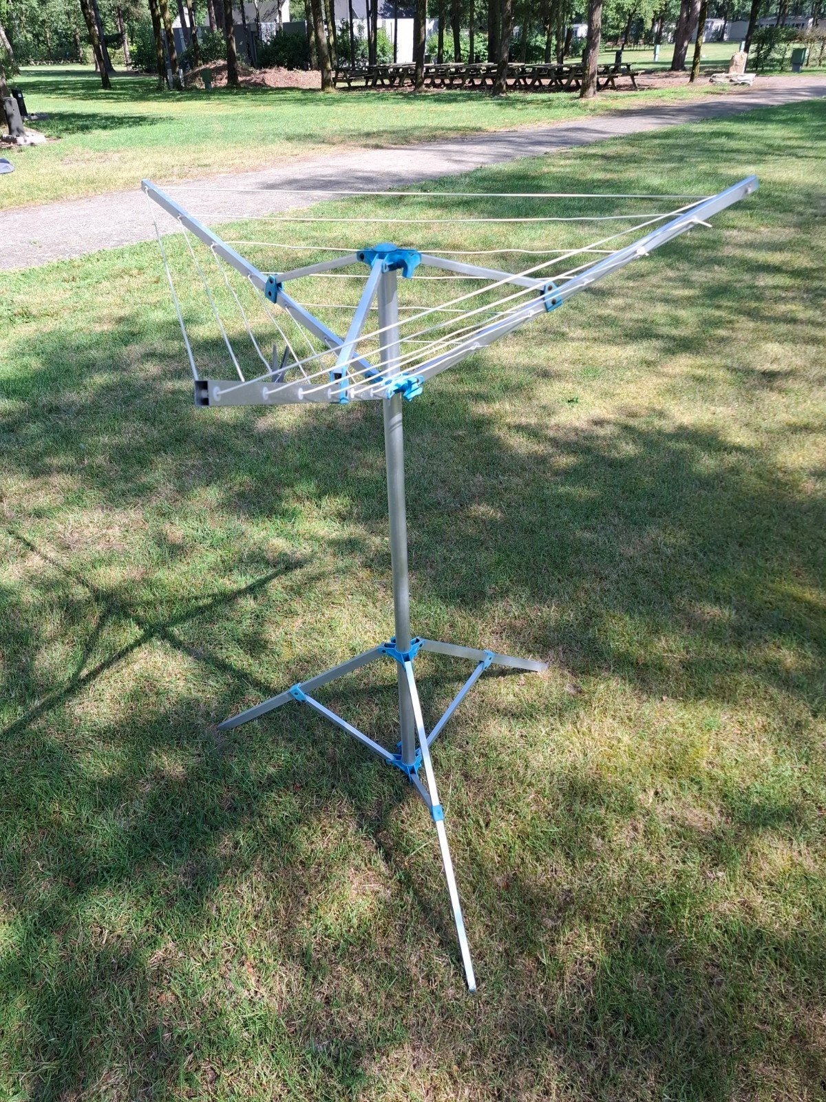 Compacte droogmolen voor camping of kleine tuin, Tuin en Terras, Droogmolens en Wasrekken, Ophalen of Verzenden, Gebruikt, Droogmolen