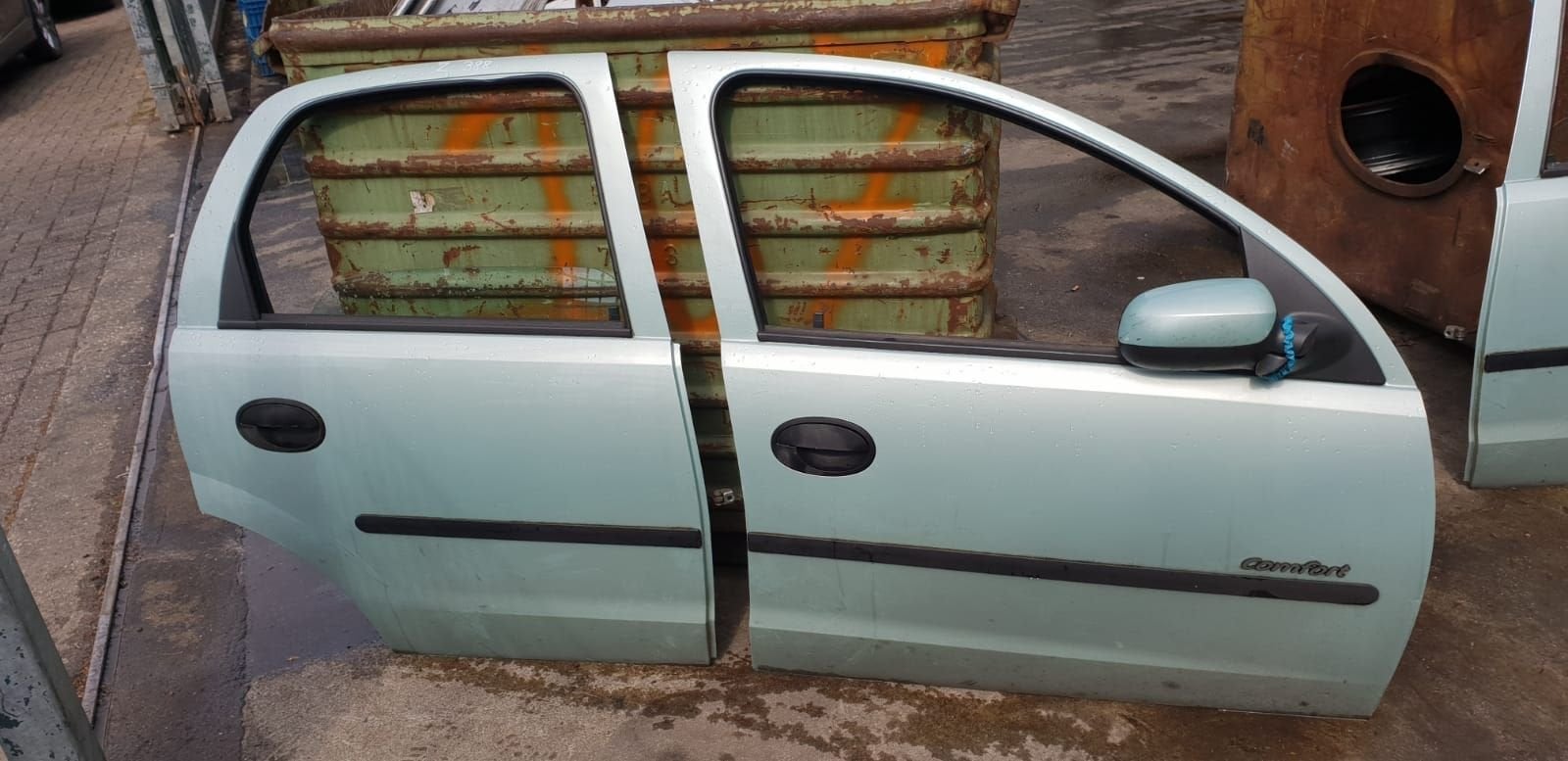 OPEL CORSA C PORTIEREN RV+,RA BJ 2002 2006, Gebruikt, -, Deur, -