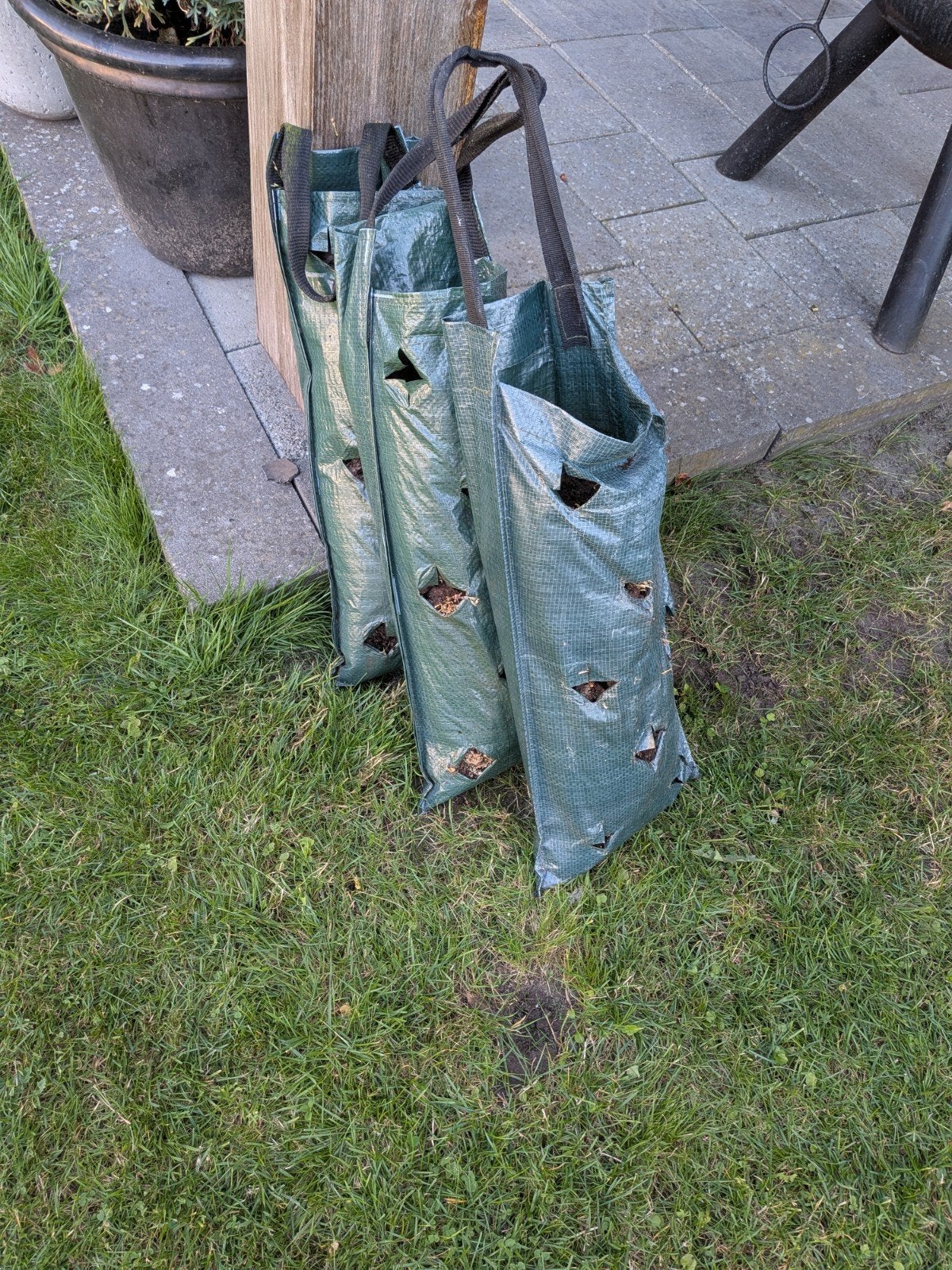 Schutting zakken voor bloemen - Verticale Tuin, Kunststof, Gebruikt, Minder dan 60 cm, Ophalen of Verzenden