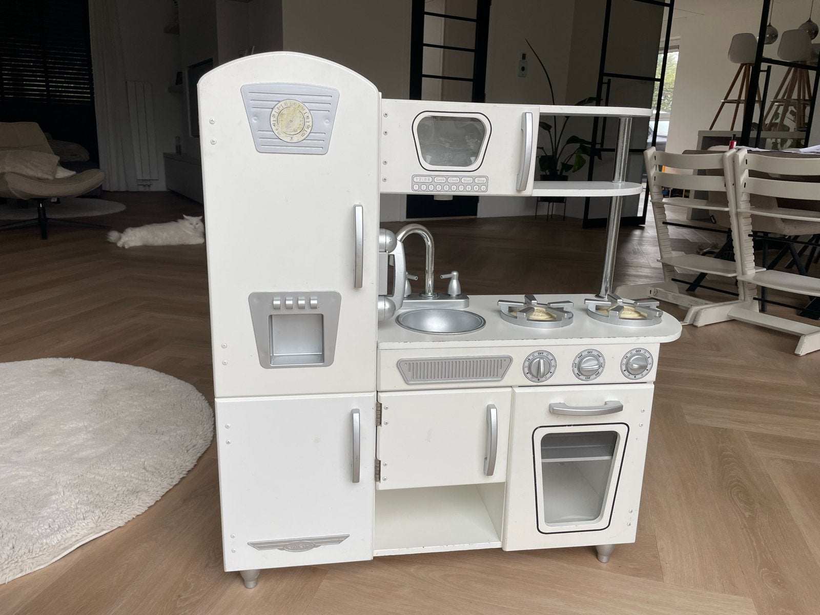 Kidkraft Vintage Houten Speelkeuken met Accessoires, Ophalen, Gebruikt