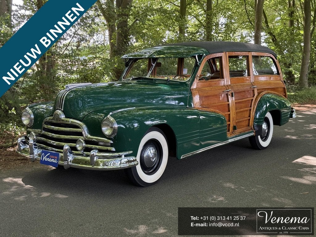Pontiac Streamliner Eight Station wagon, Gebruikt, Origineel Nederlands, Handgeschakeld, Particulier