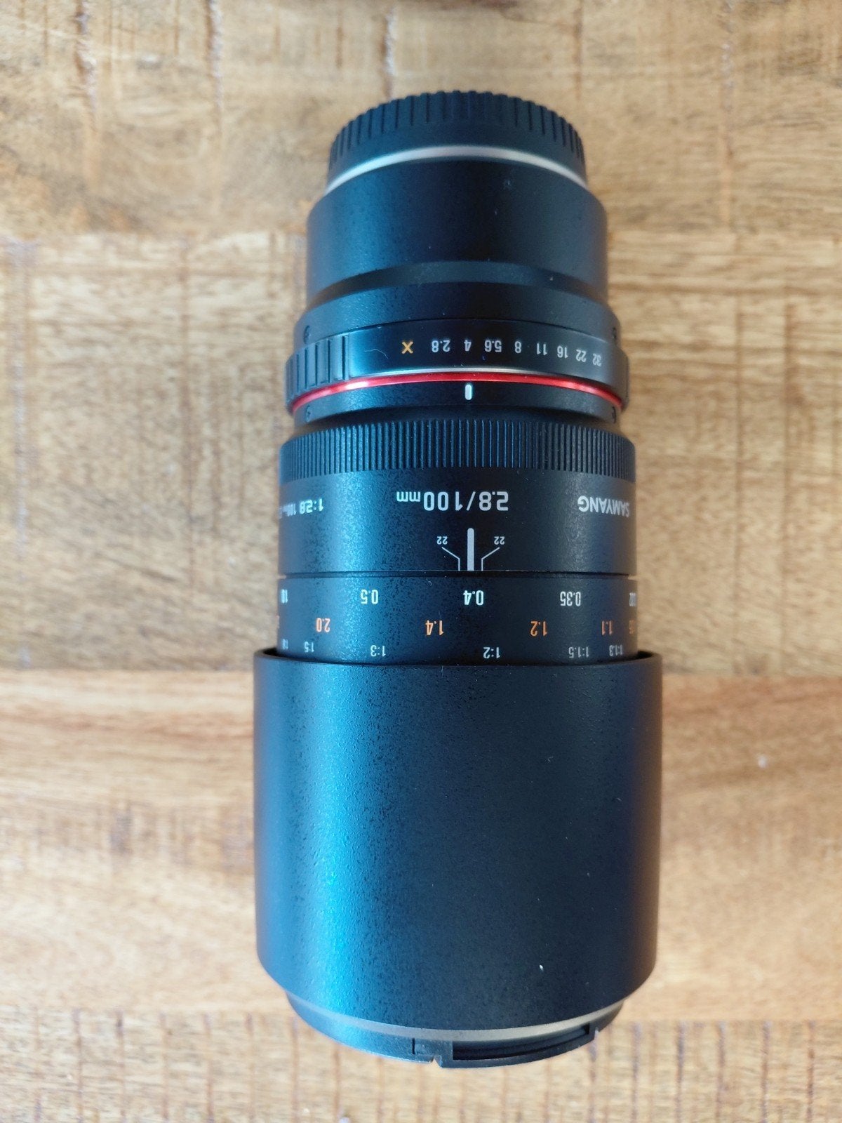 saymang 100mm 2.8 macro lens, voor fuji x mount, Audio, Tv en Foto, Samyang, Ophalen of Verzenden, Zo goed als nieuw, Macrolens