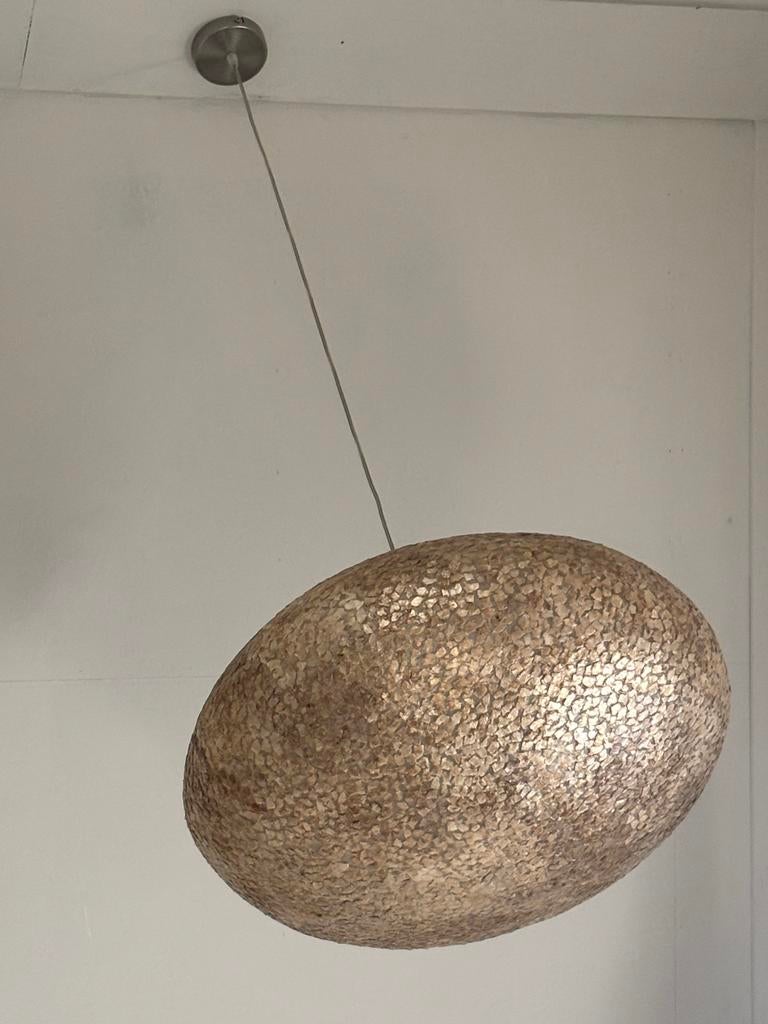 Hanglamp villaflor Wangi Gold UFO Ø 60cm E27 Fitting, Ophalen, Gebruikt, Metaal, 75 cm of meer