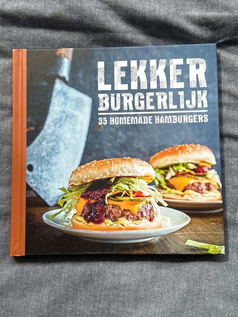 Lekker Burgerlijk: 35 Homemade Hamburgers Kookboek, Hoofdgerechten, Vegetarisch, Ophalen of Verzenden, Zo goed als nieuw
