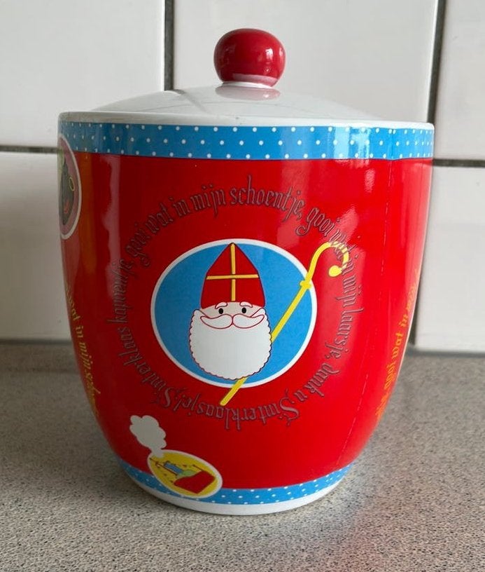 Pepernotenpot sinterklaas pot, Diversen, Ophalen of Verzenden, Zo goed als nieuw