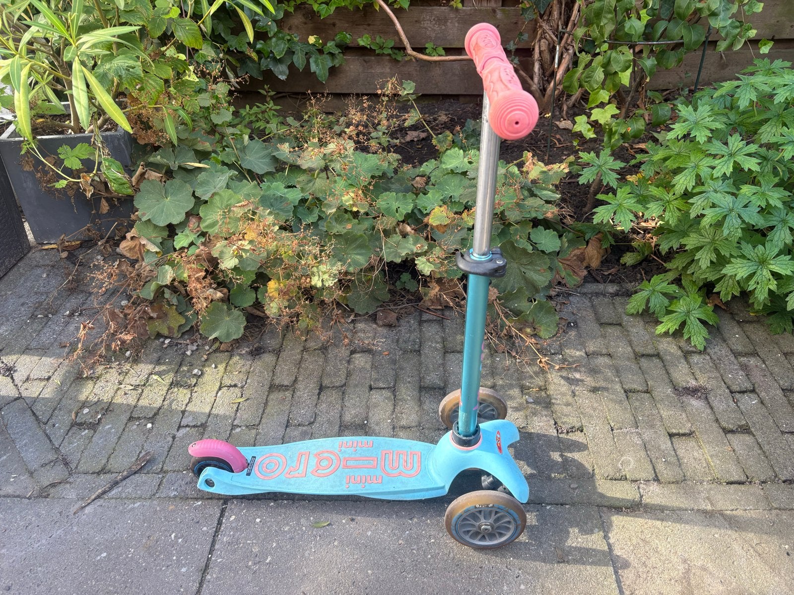 Micro Mini Step - Blauw/Roze - Gebruikt, Ophalen, Gebruikt, Gewone step