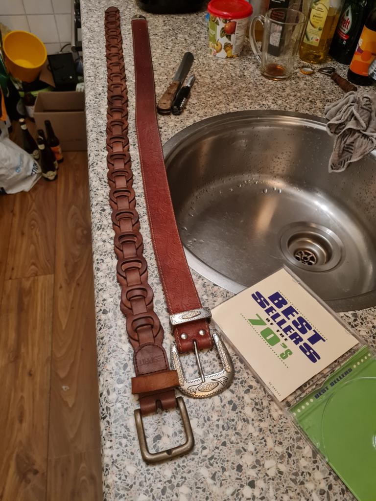 Riem leer vinted, Ophalen of Verzenden