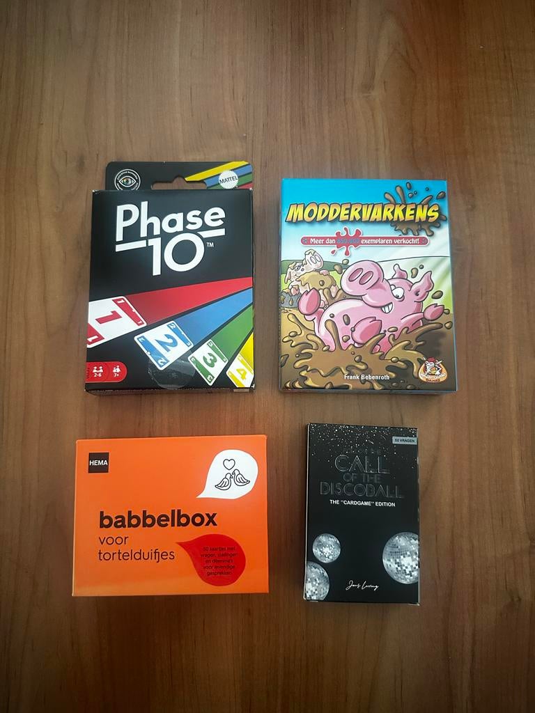 Verschillende kaartspelletjes, Hobby en Vrije tijd, Gezelschapsspellen | Kaartspellen, Vijf spelers of meer, Ophalen of Verzenden