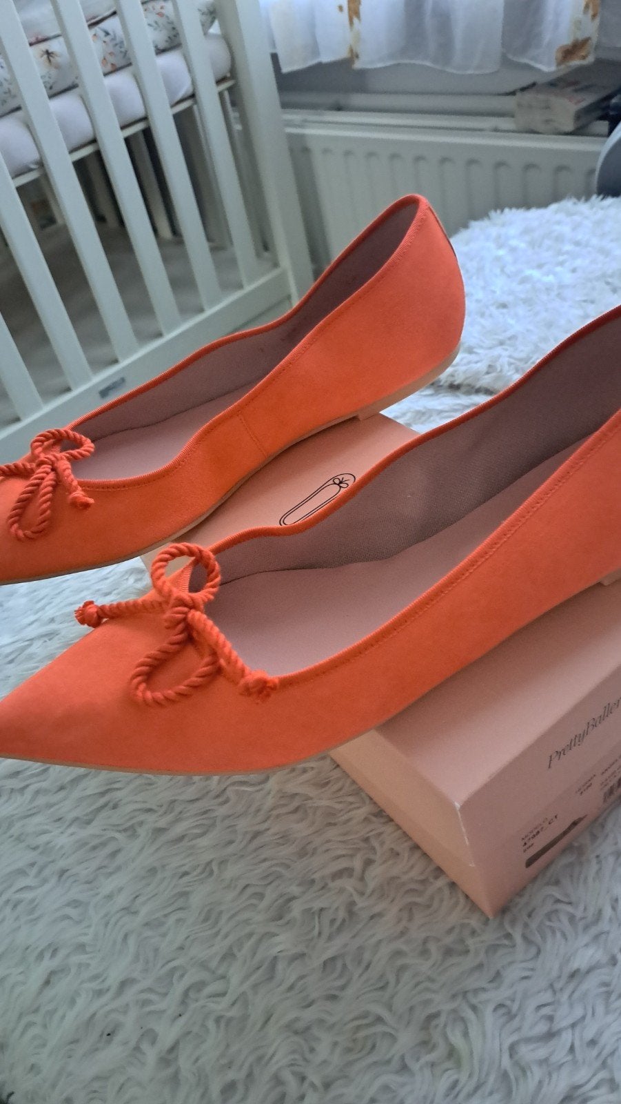 PrettyBallerinas Ballerina's - Oranje - Maat 44, Kleding | Dames, Oranje, Zo goed als nieuw, Pretty Ballerinas, Ballerina's