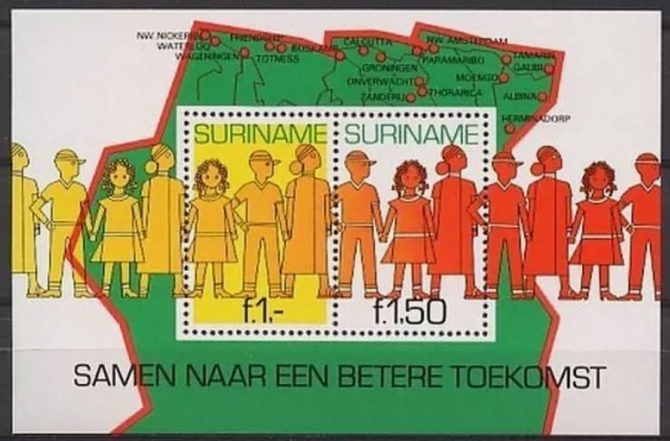 Suriname 1981 Surinaamse jeugd vel postfris, Verzenden, Postfris