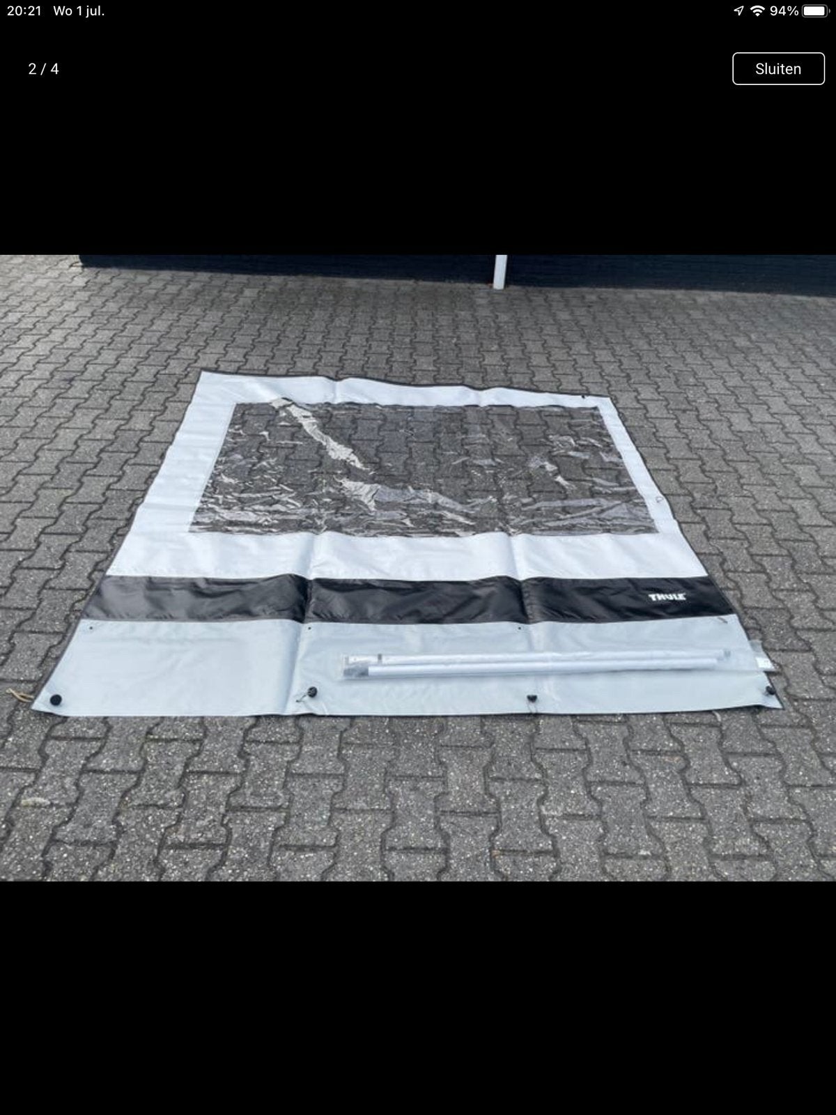 Thule rainblocker 2,5 mrt, Ophalen, Zo goed als nieuw