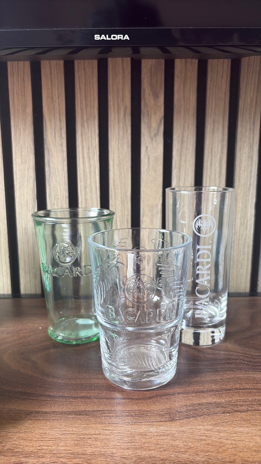 Set Bacardi glazen, Ophalen, Zo goed als nieuw, Borrel- of Shotglas