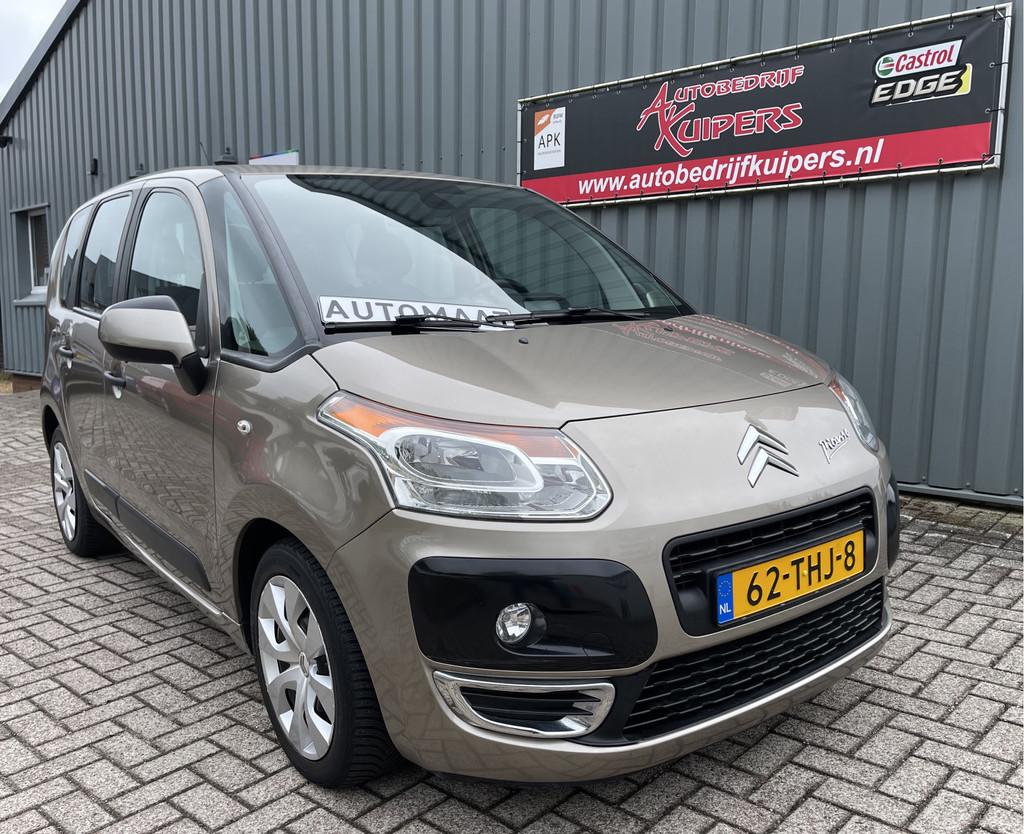 Citroën C3 Picasso 1.6 VTi Tendance Automaat Airco.Cruise.E, Euro 5, Stof, Zwart, 4 cilinders