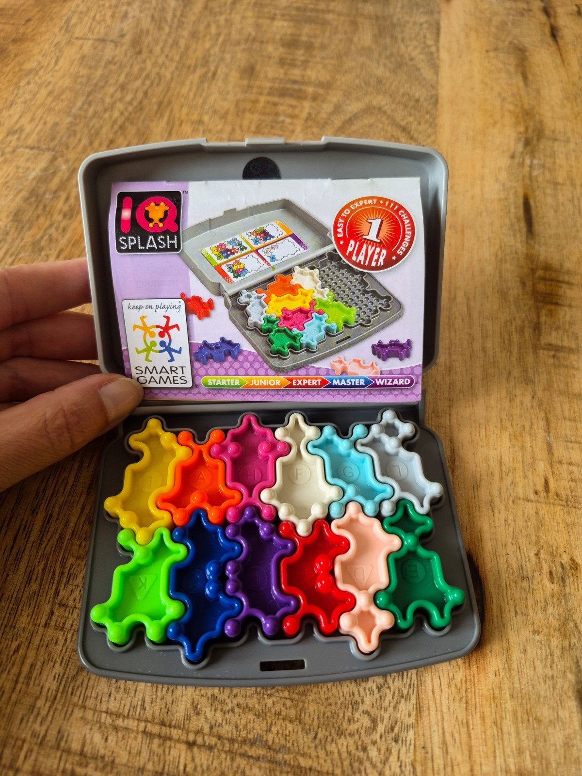 Lonpos IQ Splash Puzzelspel - Vintage 2010 Smart Games, Ophalen of Verzenden, Minder dan 500 stukjes
