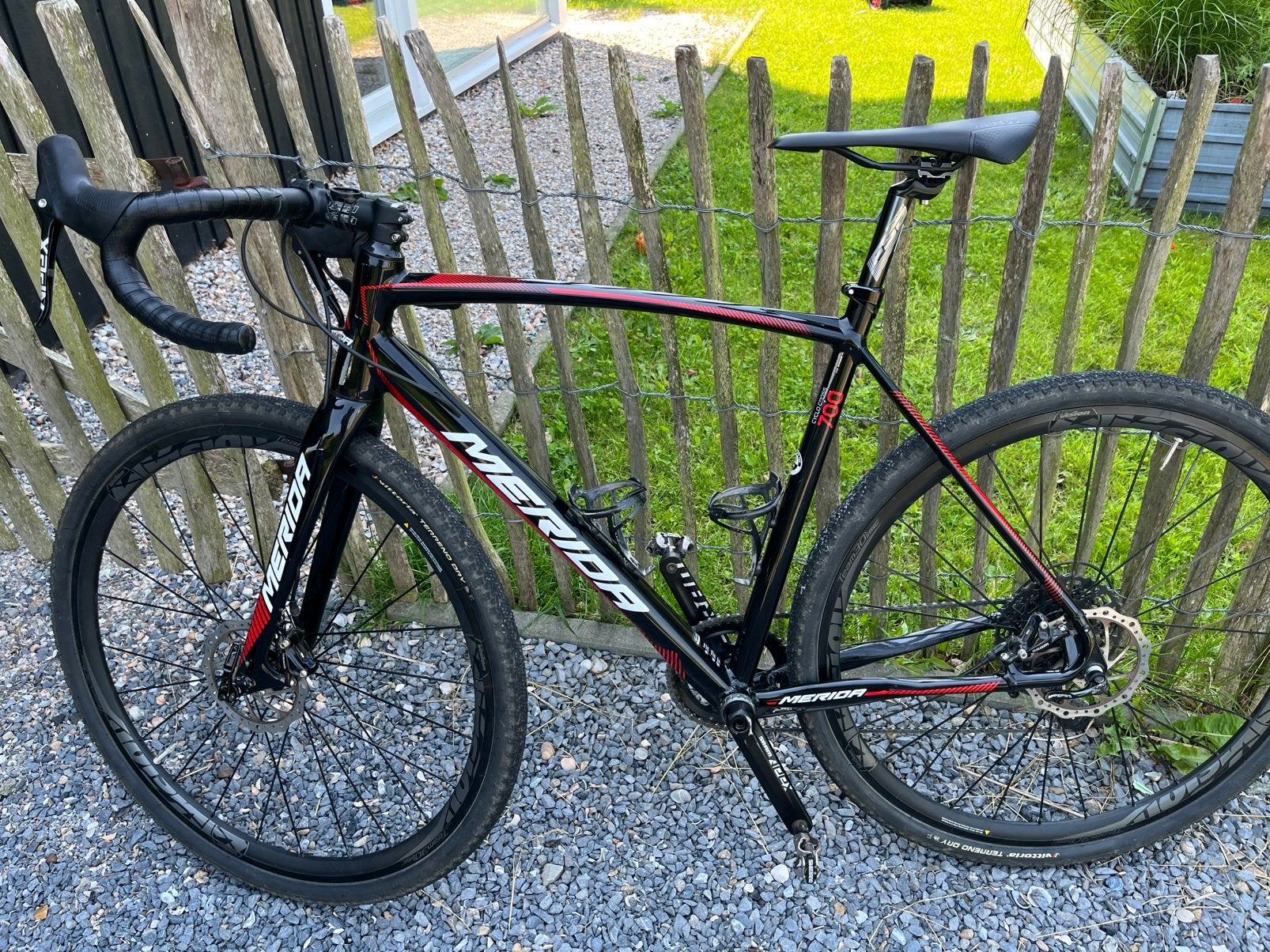 Merida CX / gravelbike Cyclocross 700 met SRAM Apex maat M, 10 tot 15 versnellingen, Aluminium, Zo goed als nieuw, Schijfrem