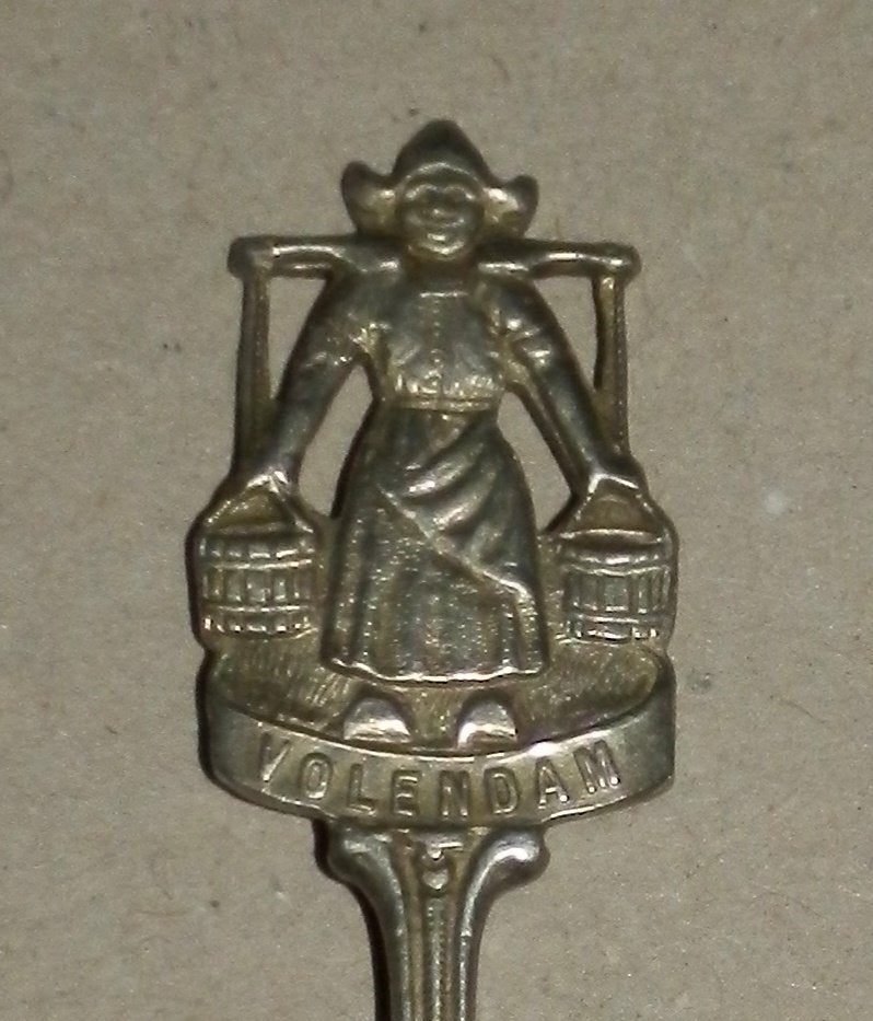 C67 theelepeltje volendam, Ophalen of Verzenden, Zo goed als nieuw, Rvs of Chroom