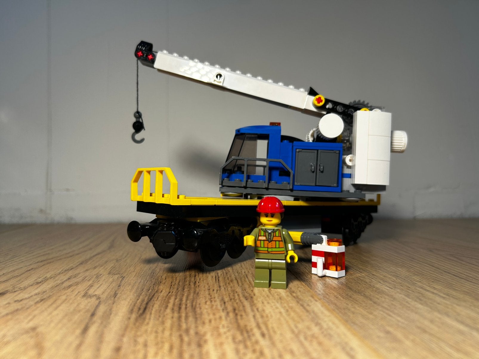 Kraanwagon Lego trein 60198, Kinderen en Baby's, Ophalen of Verzenden, Zo goed als nieuw