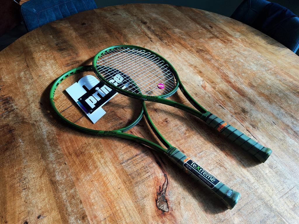 Tennisrackets x2: Prince TXTZ O3 Phantom 100X, Ophalen, Racket, L3, Prince