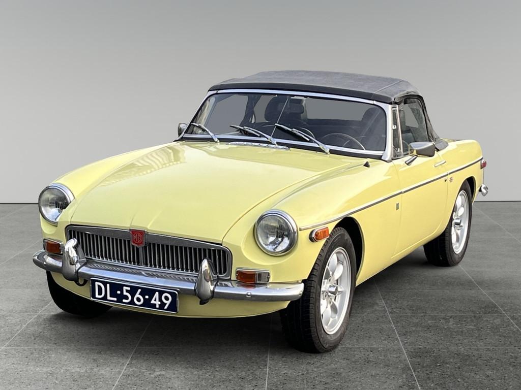 MG B 1.8 Roadster (bj 1969), Zwart, Cabriolet, Bedrijf, Handgeschakeld