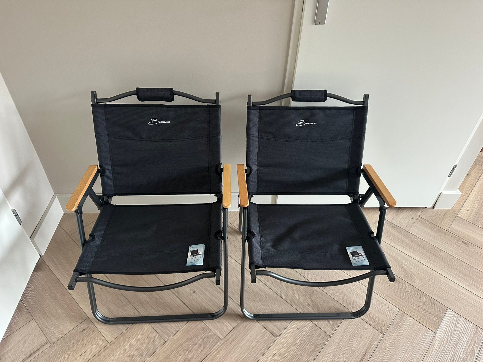 2 campingstoelen van Bardani., Ophalen of Verzenden, Zo goed als nieuw, Campingstoel