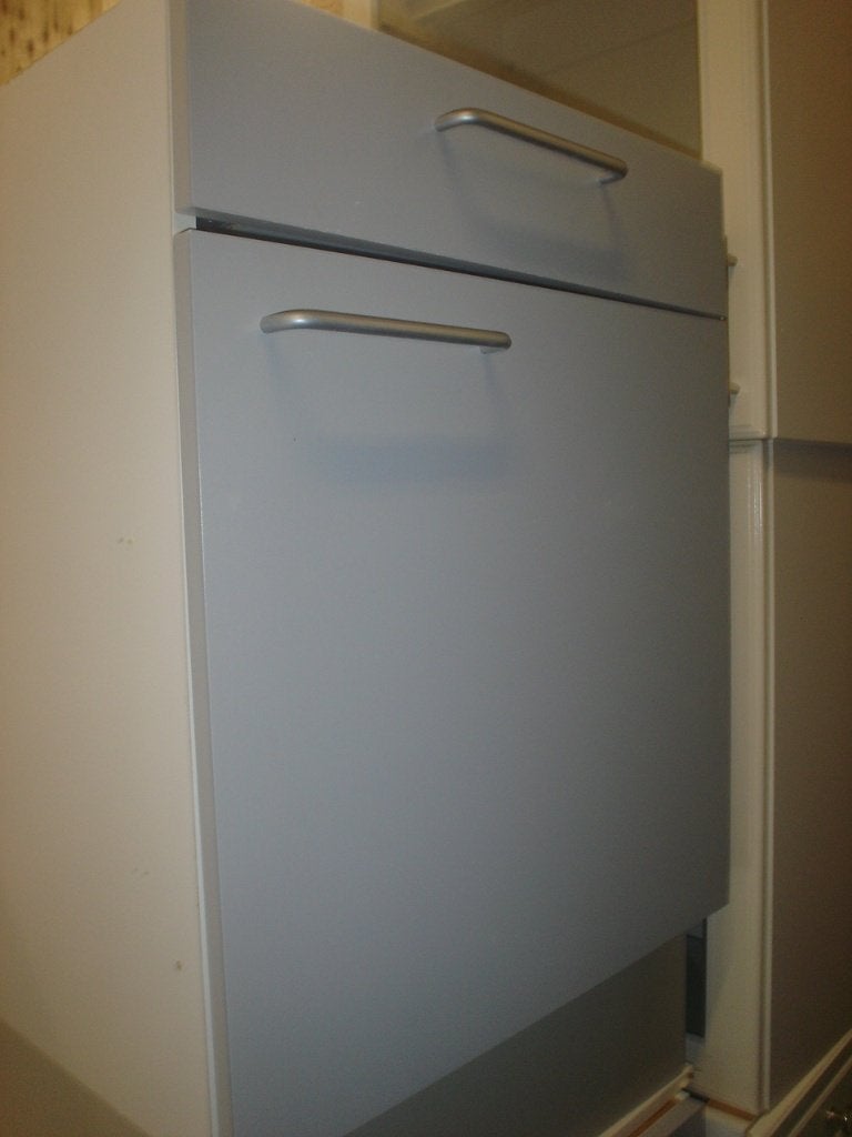 Keuken kasten kleur licht grijs €60 los per stuk kan ook, Huis en Inrichting, Keuken | Keukenelementen, Ophalen, Gebruikt, 100 tot 150 cm