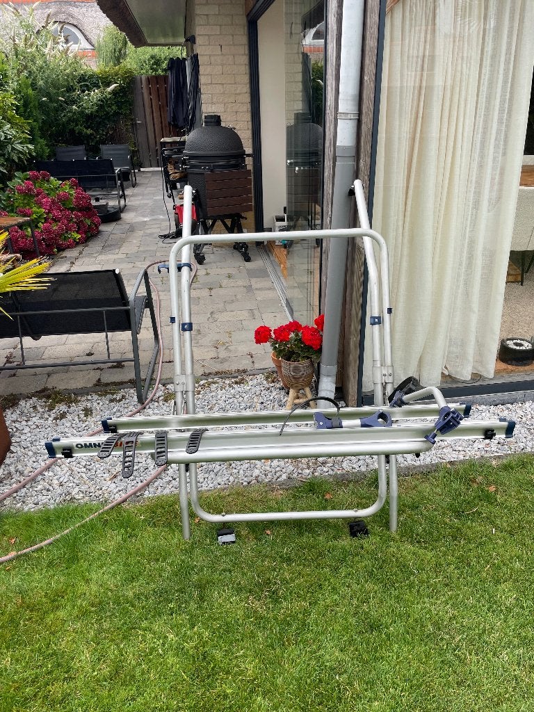Fietsendrager T4 compleet set, Auto diversen, Fietsendragers, Gebruikt, Achterklepdrager, 3 fietsen of meer, Ophalen