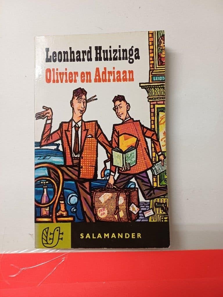 Boek - Leonhard Huizinga - Olivier en Adriaan, Ophalen of Verzenden, Gelezen