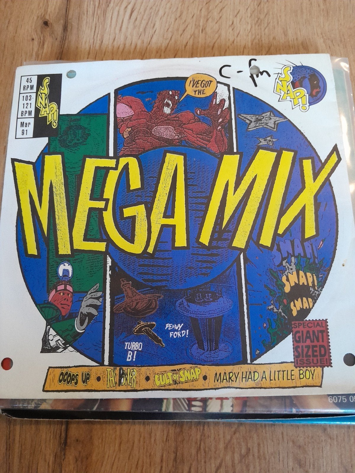 Snap 7inch ooops up, Cd's en Dvd's, Vinyl Singles, Ophalen of Verzenden, Zo goed als nieuw, Pop