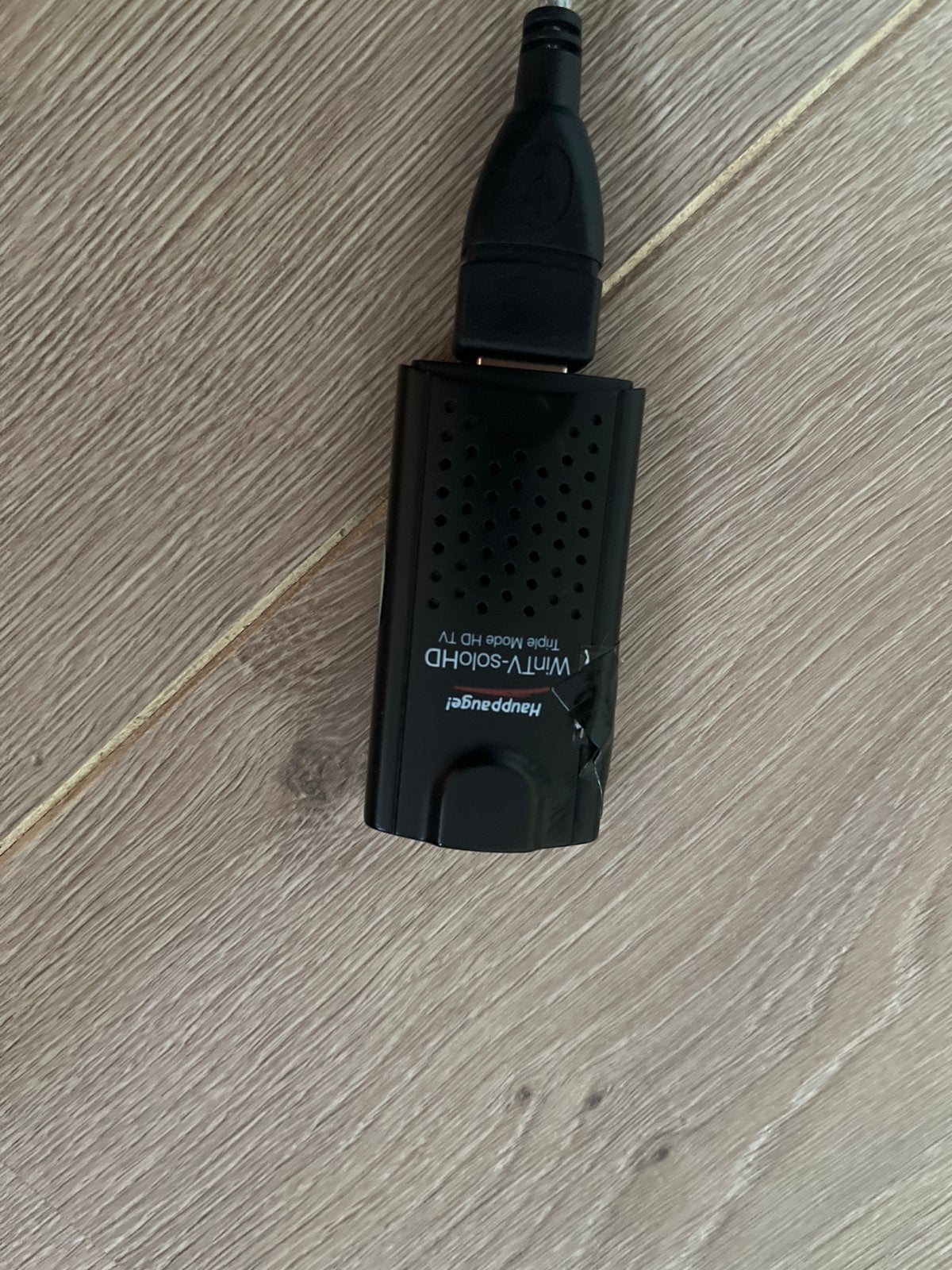 Hauppauge! WinTV-soloHD DVB-T2 ontvanger met actieve antenne, Verzenden, Zo goed als nieuw, Decoder