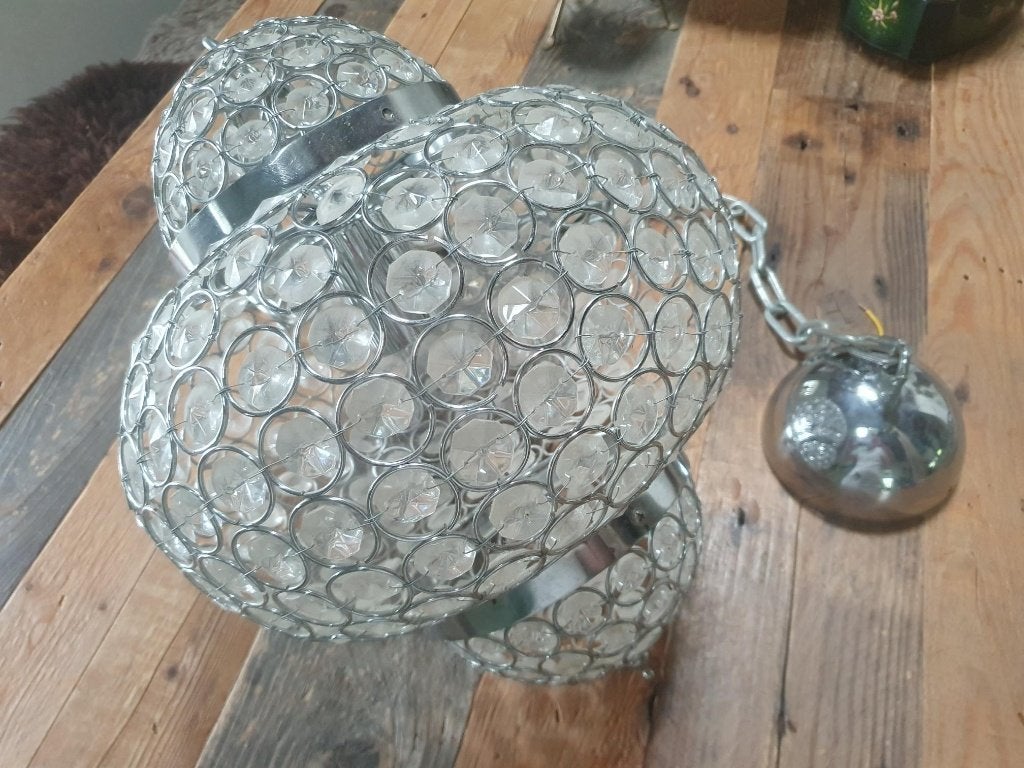 Kroonluchter met E27 fitting, Huis en Inrichting, Lampen | Kroonluchters, Ophalen of Verzenden, Zo goed als nieuw, Kunststof, E27 (groot)