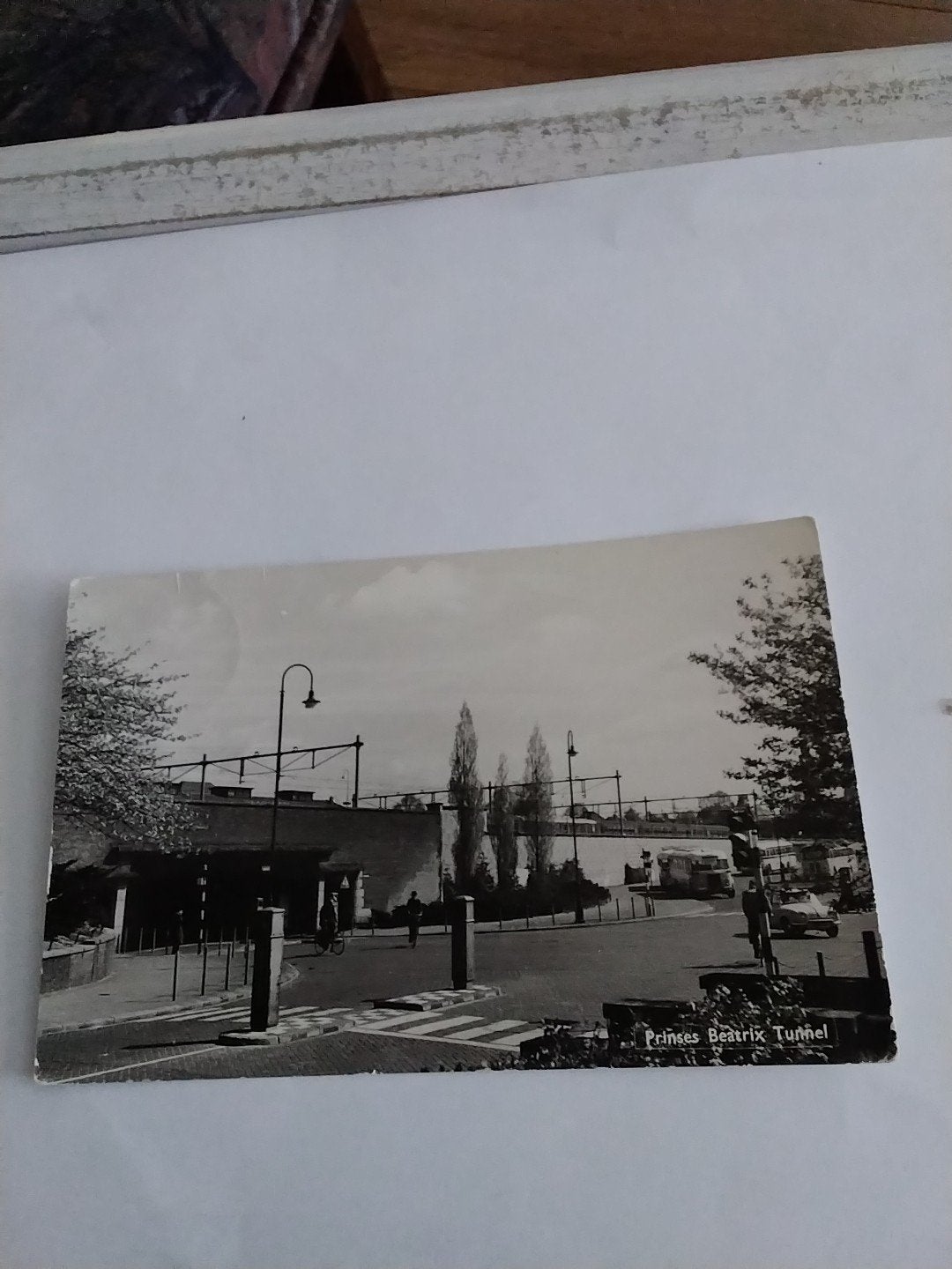 Oude ansichtkaart Prinses Beatrix Tunnel Enschede, Ophalen of Verzenden, 1940 tot 1960, Gelopen, Groningen