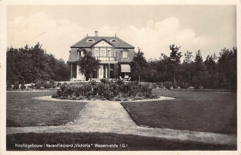 Wapenveld Vakantieoord Victoria  Kamperweg Veluwe, Verzamelen, Ansichtkaarten | Nederland, Ophalen of Verzenden, 1920 tot 1940