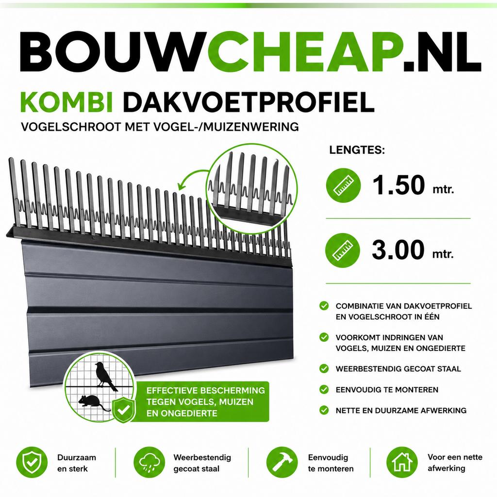 daktoebehore en wat een prijsverschil !!!, Overige kleuren, Nieuw, Ophalen of Verzenden, Dakpannen