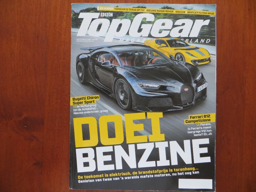 Top Gear 198 Bugatti Chiron Super Sport, Ferrari 812 Compet., Ophalen of Verzenden, Nieuw, Ferrari