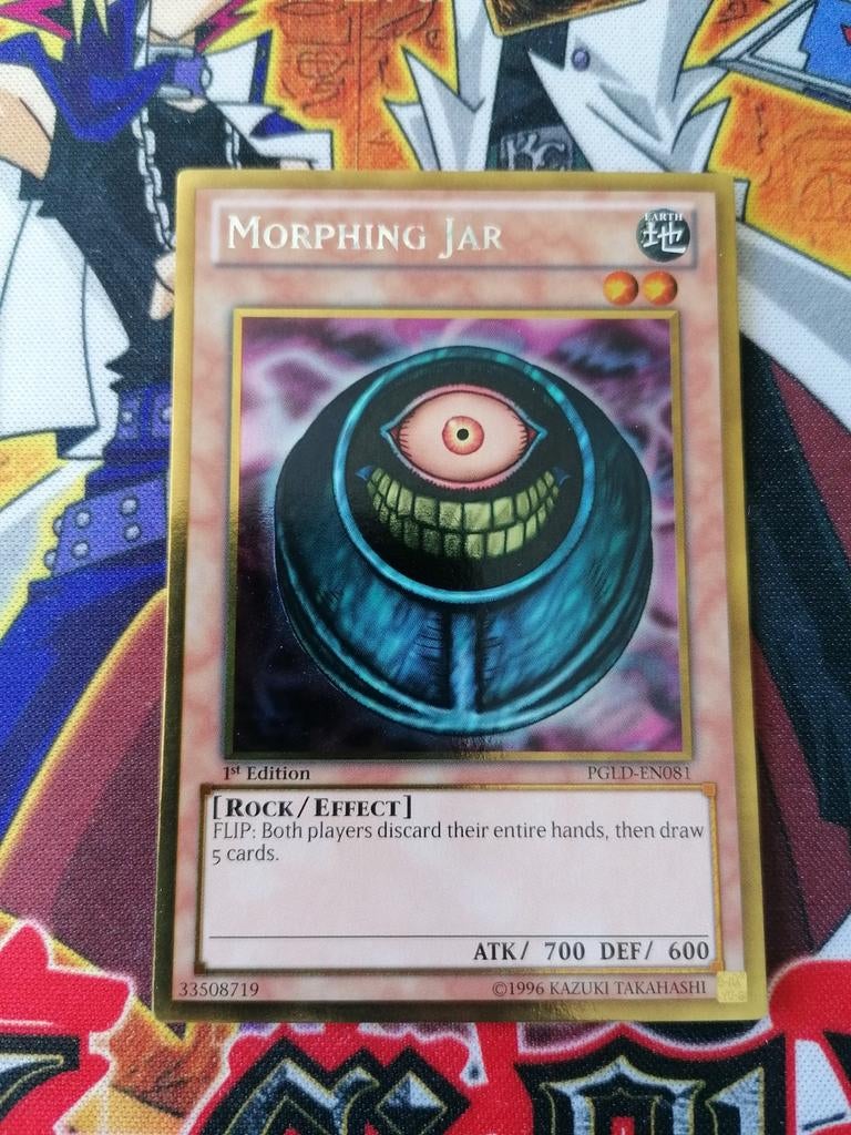 Morphing Jar - Gold Rare PGLD - Yu-Gi-Oh, Ophalen of Verzenden, Zo goed als nieuw, Foil