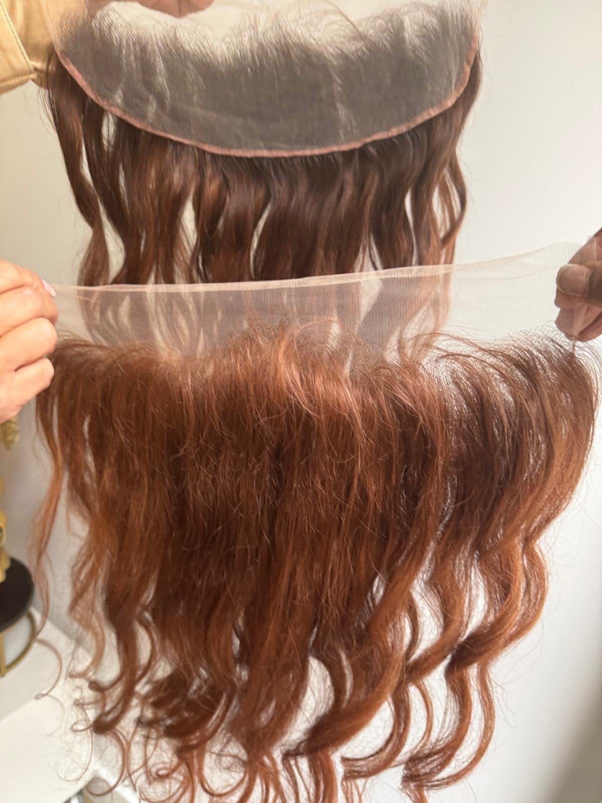 Echt haar frontal haarstukken -diverse toepassingen, Ophalen of Verzenden, Nieuw, Pruik of Haarverlenging