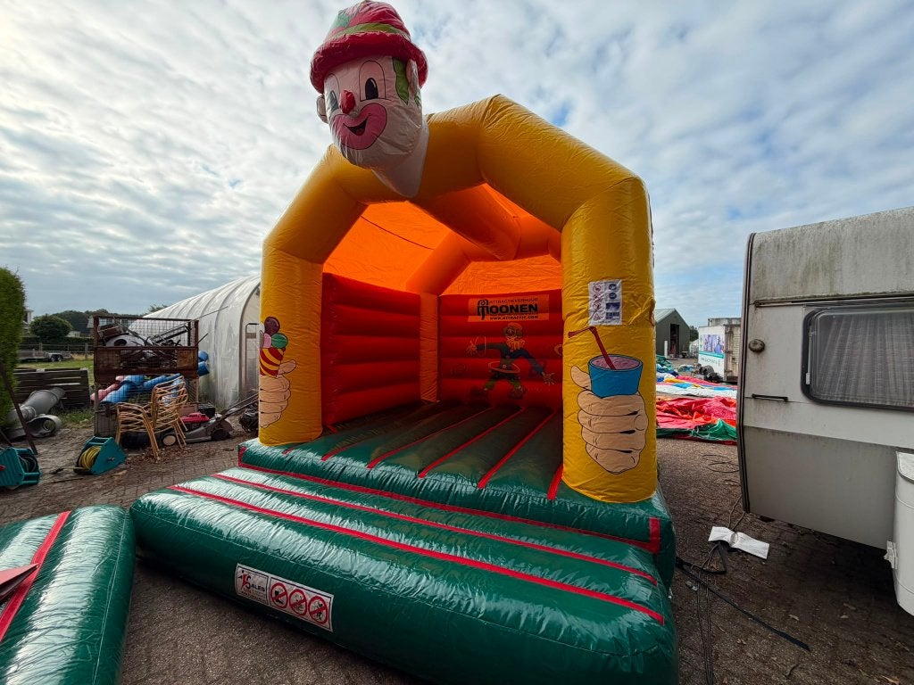 Springkussen clown met kop te koop, Ophalen, Nieuw