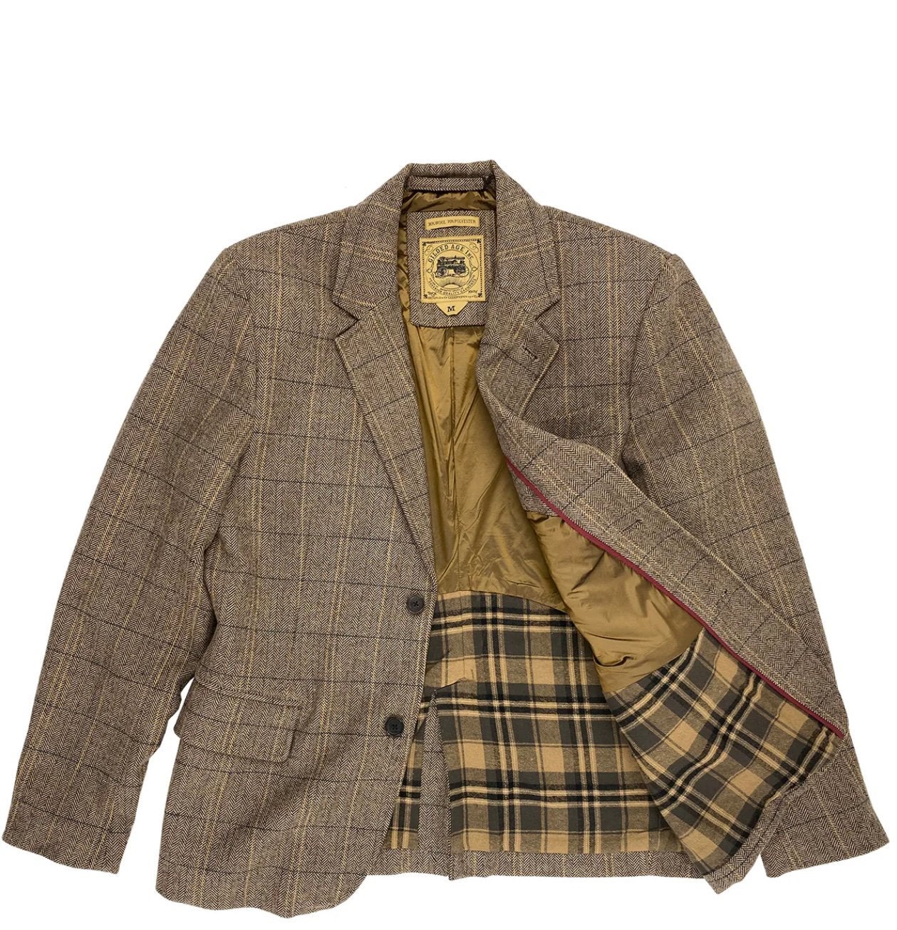 NIEUW Gilded Age HARRIS Wol Plaid (Overjas)Blazer XL EU54+, Ophalen of Verzenden, Nieuw, Maat 56/58 (XL), Bruin
