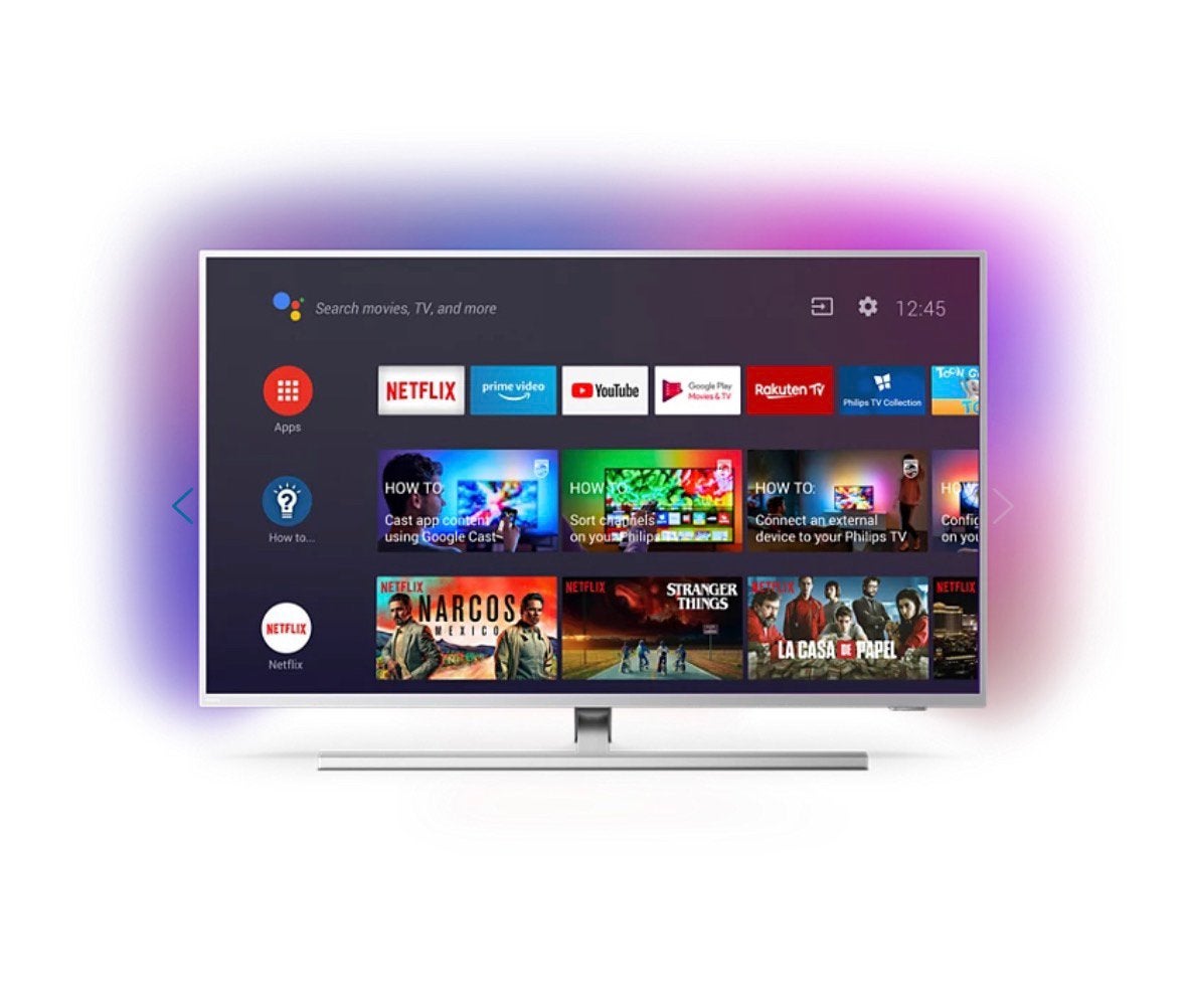 Philips Ambilight 4K UHD LED Android TV 58PUS8535/12, Ophalen, Philips, 50 Hz, 100 cm of meer