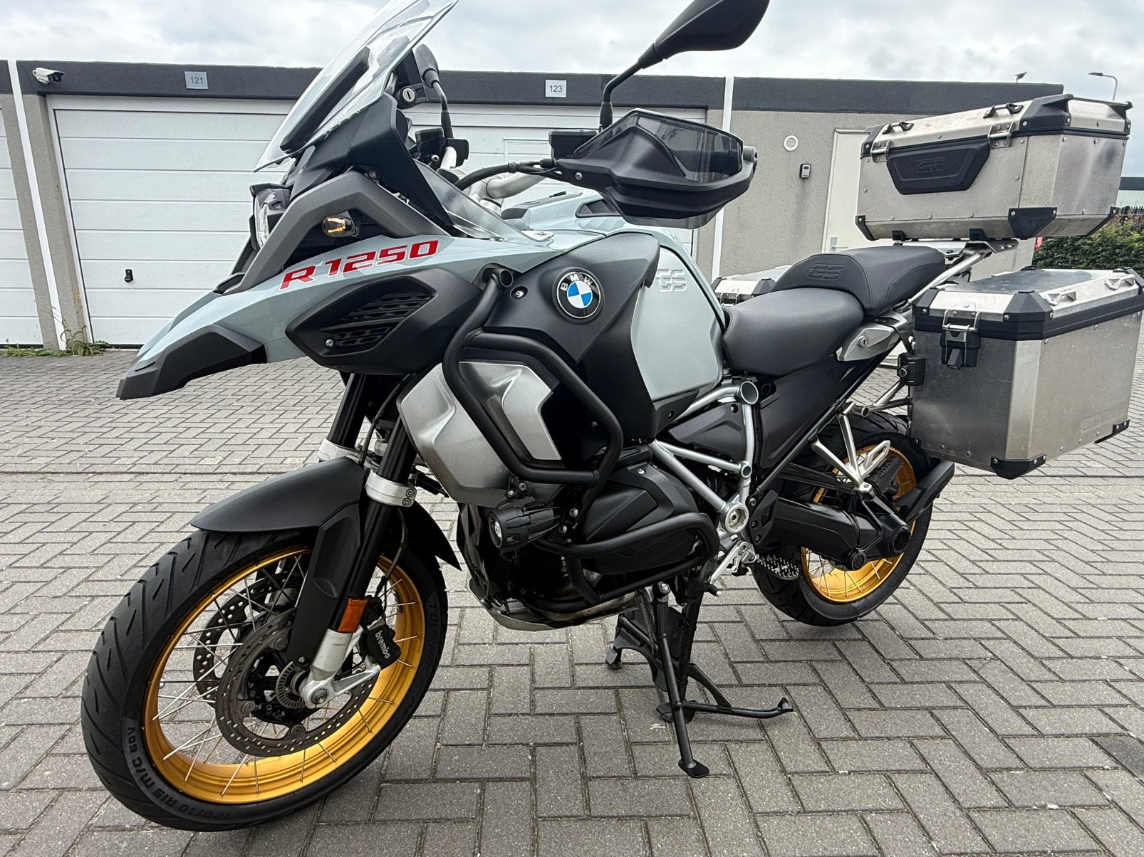 BMW R1250GS Adventure Ice Grey/22/Dealeronderhouden/Garantie, Motoren, Motoren | BMW, Particulier, Meer dan 35 kW, Toermotor