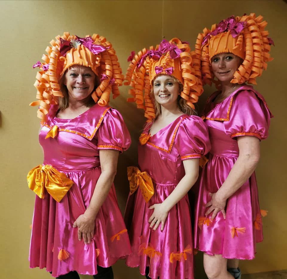 3 jurkjes met foampruiken per stuk€20alles voor €45, Ophalen of Verzenden, Zo goed als nieuw, Carnaval