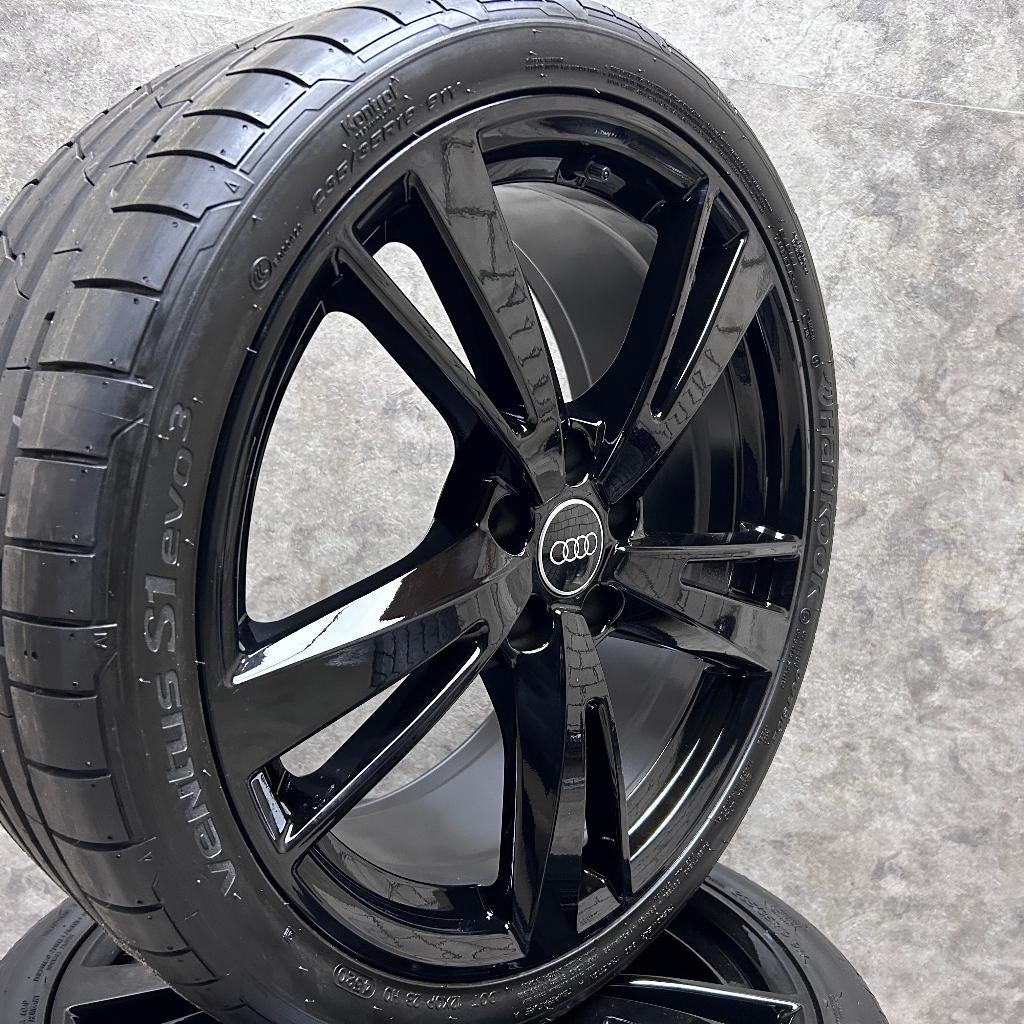 19 inch originele audi sport velgen + zomerbanden Audi A3 S3, 19 inch, Audi, Gebruikt, Banden en Velgen