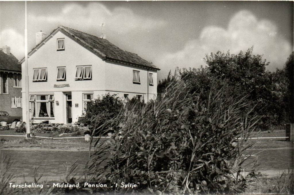 Terschelling - Midsland, Pension t Syltje - ongelopen, Verzenden, 1960 tot 1980, Ongelopen, Friesland