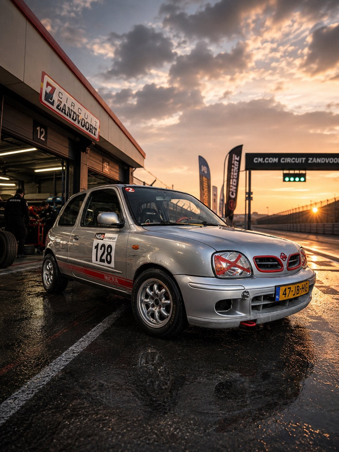 Nissan Micra 1.4 82 PK “Track Weapon” K11 Circuitauto Gizfab, Voorwielaandrijving, Stof, 4 cilinders, 840 kg