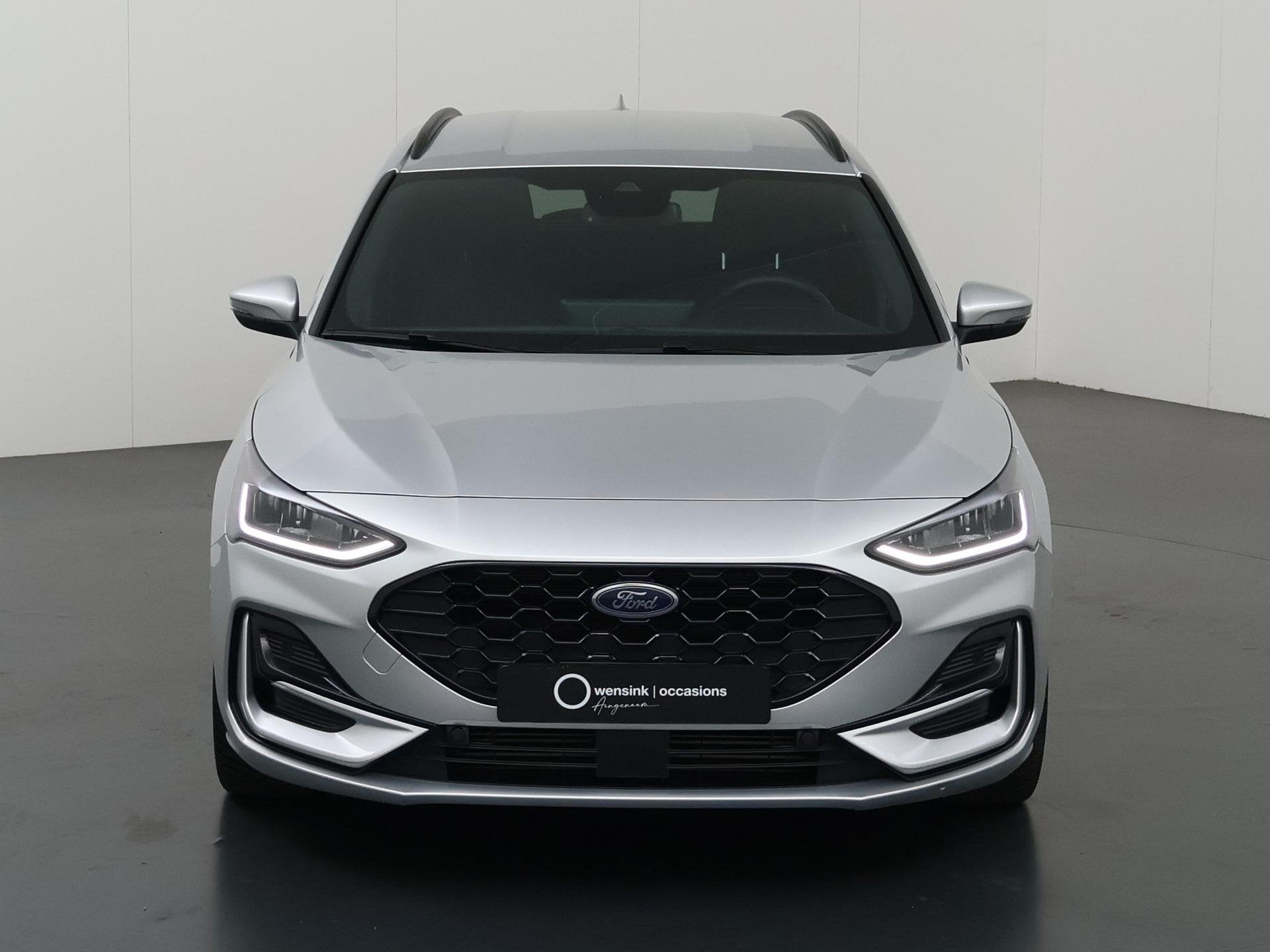 Ford Focus Wagon 1.0 EcoBoost Hybrid ST Line X | Afn. Trekha, Auto's, Stof, Gebruikt, Automatische klimaatregeling, 155 pk