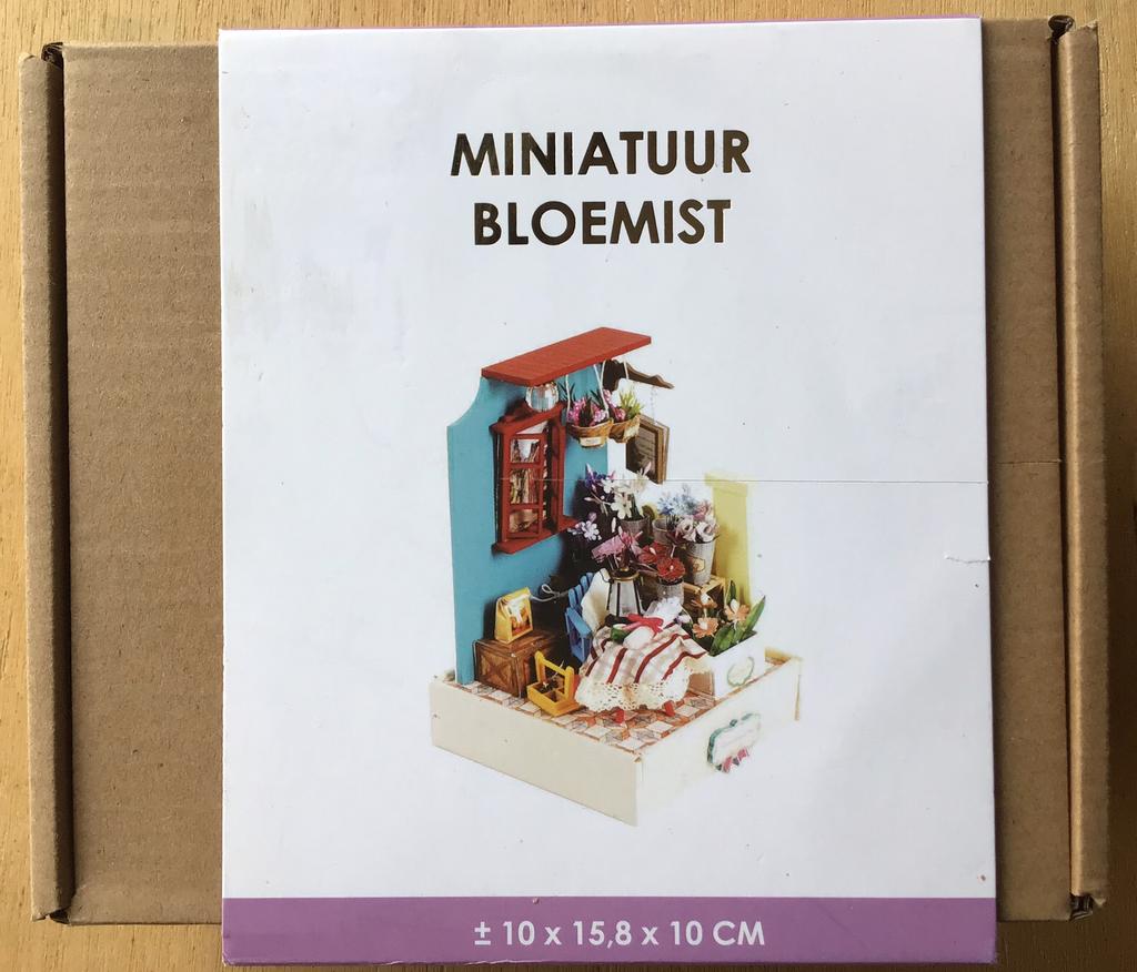 Miniatuur bouwpakket Bloemist - NIEUW, Ophalen of Verzenden, Nieuw, Knutselset