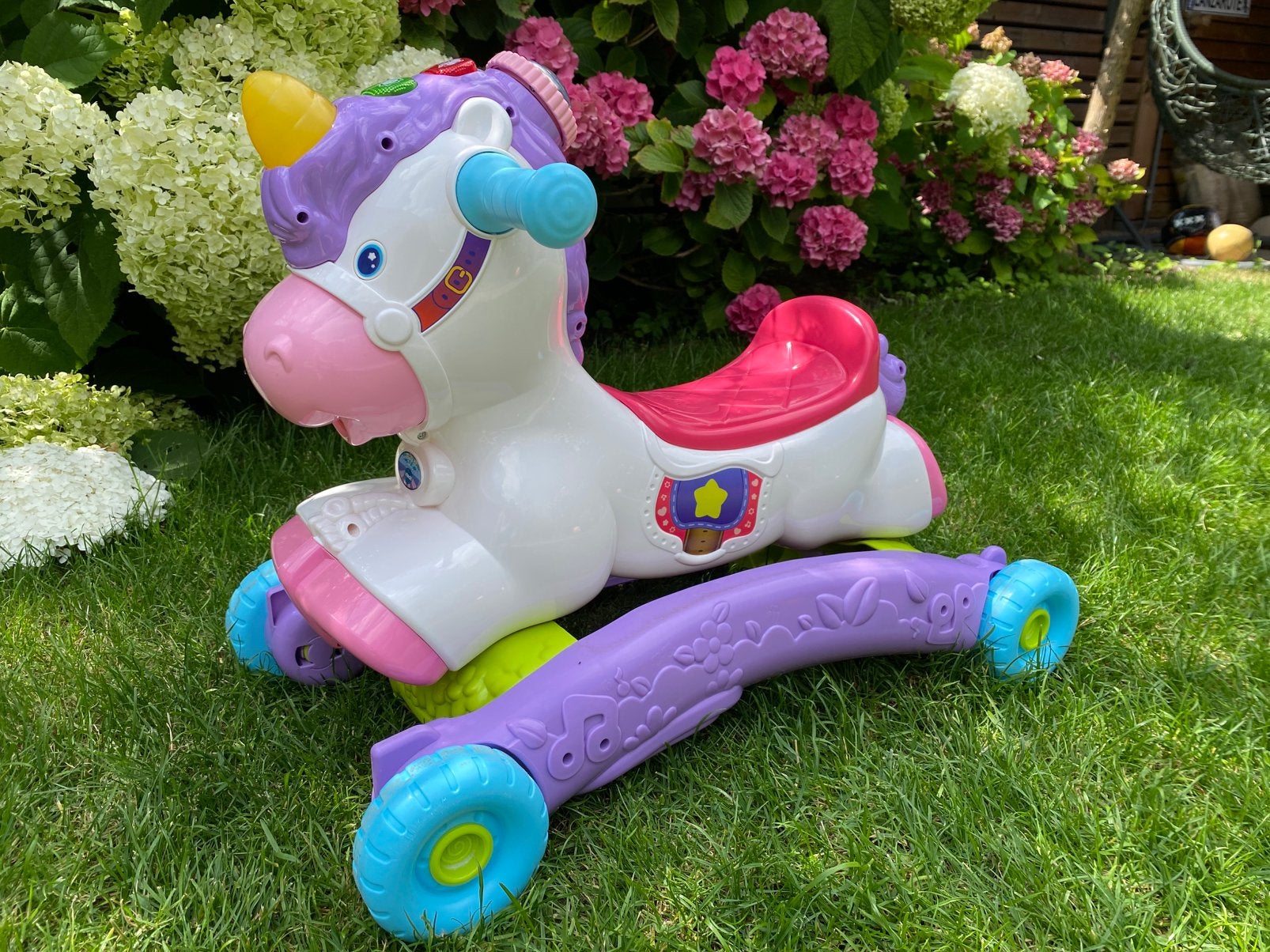 VTech eenhoorn hobbelpaard / loopfiets, Ophalen, Zo goed als nieuw