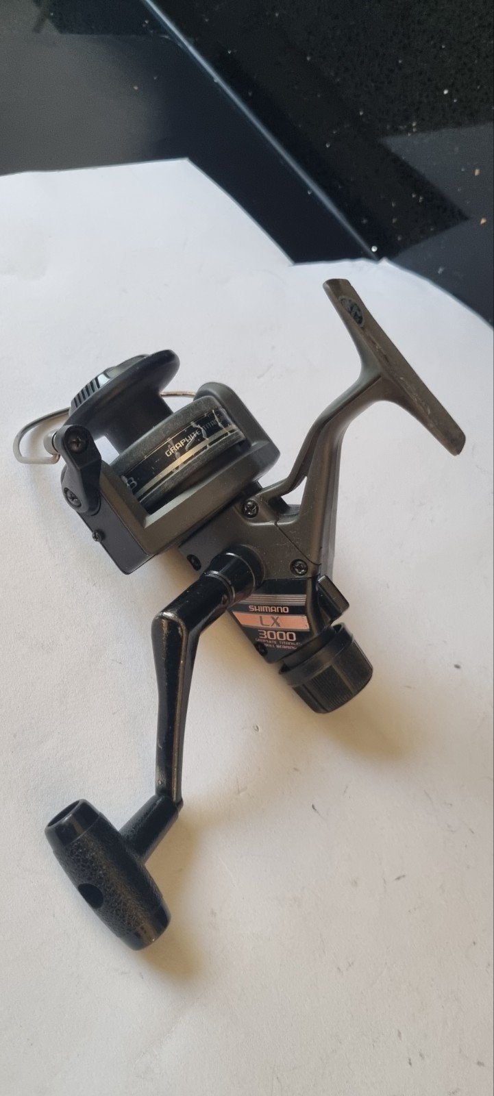 Shimano LX 3000 molen met lijn., Ophalen of Verzenden, Gebruikt, Molen